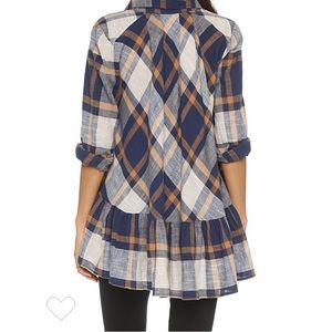 Free People Tops - Free people plaid tunic Free People Tops - Free people plaid tunic